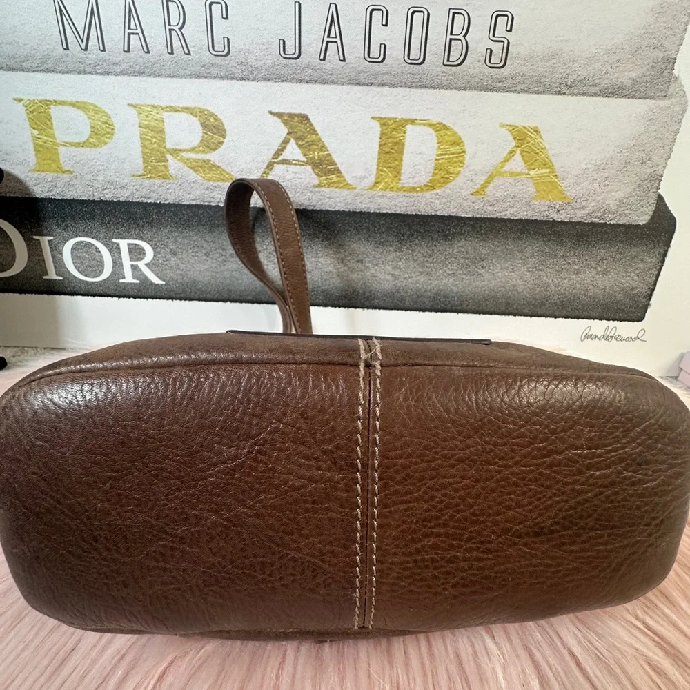 Fossil Tan Leather Hobo Bag